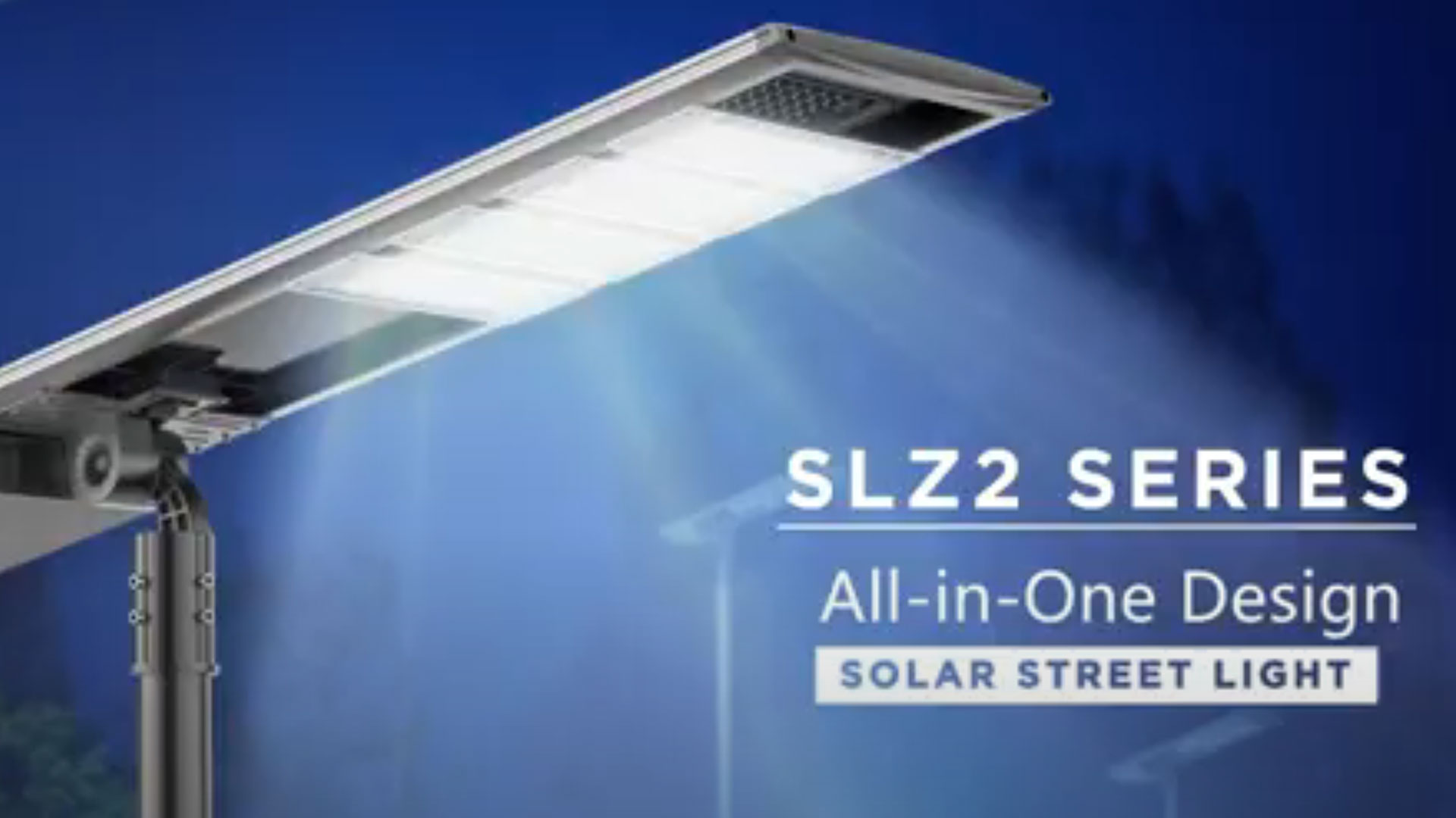 All In One Solar Adjustable LED Street Light AN SLZ2