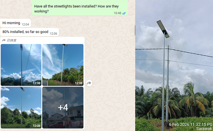 921sets All-in-one Solar LED Street Light in Malaysia